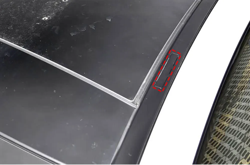 Für Mercedes W206 W254 Dachreling-Zierleiste Dachgepäckträger-Abdeckplatte für C GLC Klasse Coupé C180 C200 GLC260 GLC300 – Detail 1