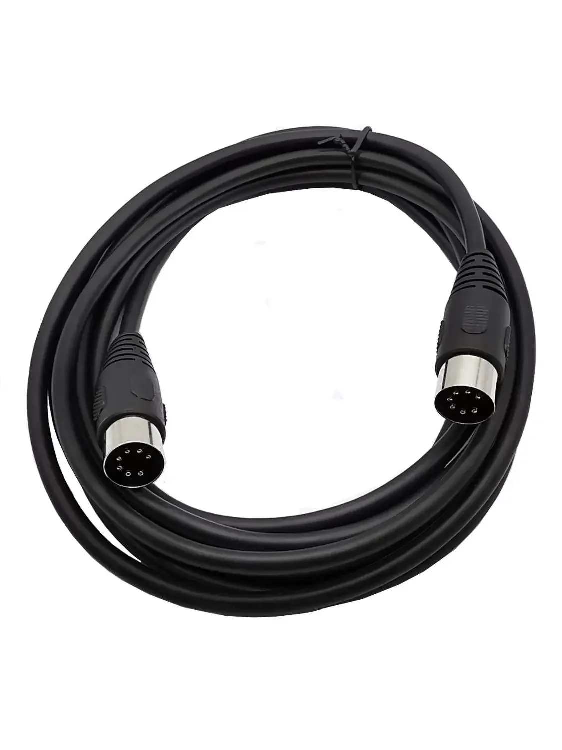 Premium 7-Pin DIN MIDI Interface Cable - Male to Male, Various Lengths