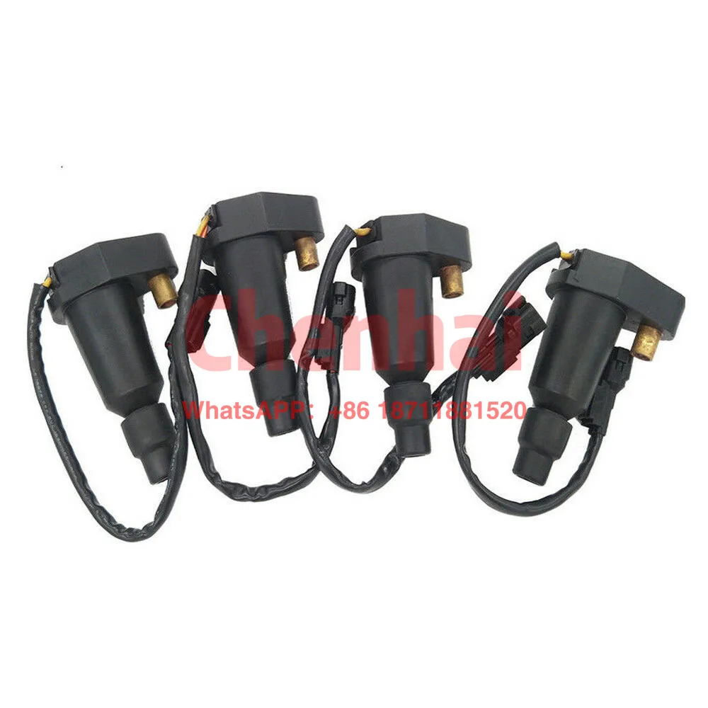 4 PCS Ignition Coils 22433-AA330 For Subaru Impreza WRX EJ20 Turbo 22433AA330 nbjkato brand new genuine oxygen o2 sensor oem 22641aa590 for subaru impreza wrx sti 2010 2014 2 5l