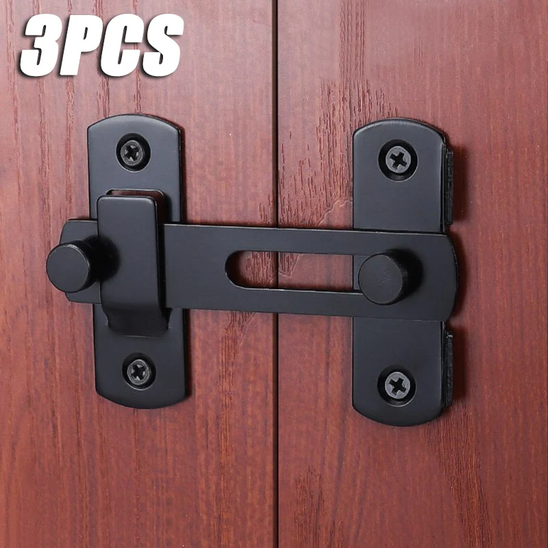 Sliding Barn Door Latch Sliding Right Angle Door Latch Bolt Wine Cooler Closet Window Plug Baby Safety door latch door bolt