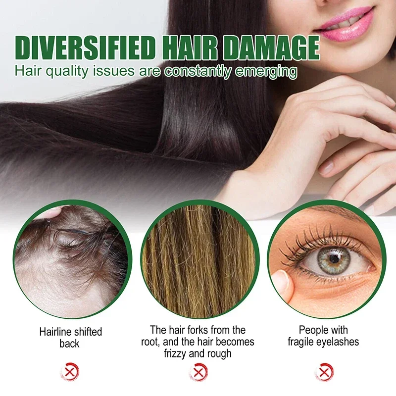 Olio di ricino nero organico per la crescita dei capelli del cuoio capelluto Denso Rafforzamento dei capelli Prevenzione della caduta dei capelli Riparazione Liquido nutriente - immagine 2