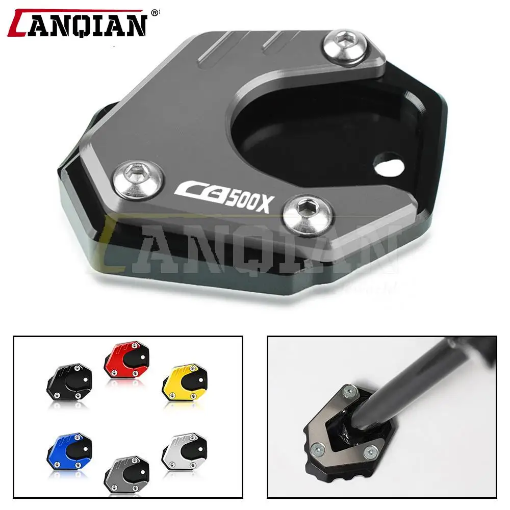 

CB500X CNC Motorcycle Kickstand Extension Plate FOR HONDA CB 500X 2013 2014 2015 2016 2017 2018 2019 2020 Side Stand Enlarge Pad