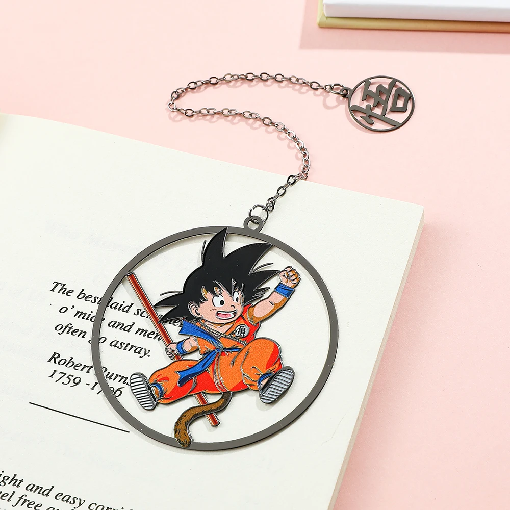 Metal Bookmark Bookmarks Stationery Supplies Dragon Ball metal Bookmarks-Collectibles for anime enthusiasts reading markers for book lovers birthday and Christmas gift