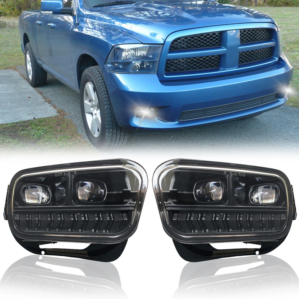 

1 пара, фонари для переднего бампера, совместимы с 2009-2012 Ram 1500-2010 Ram 2018 2500-2012 Ram 2018