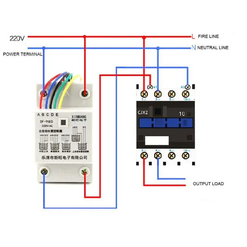 

DF-96ED Automatic Water Level Controller 10A 220V for Tank Liquid Height Detection Cistern With 3 Dropship