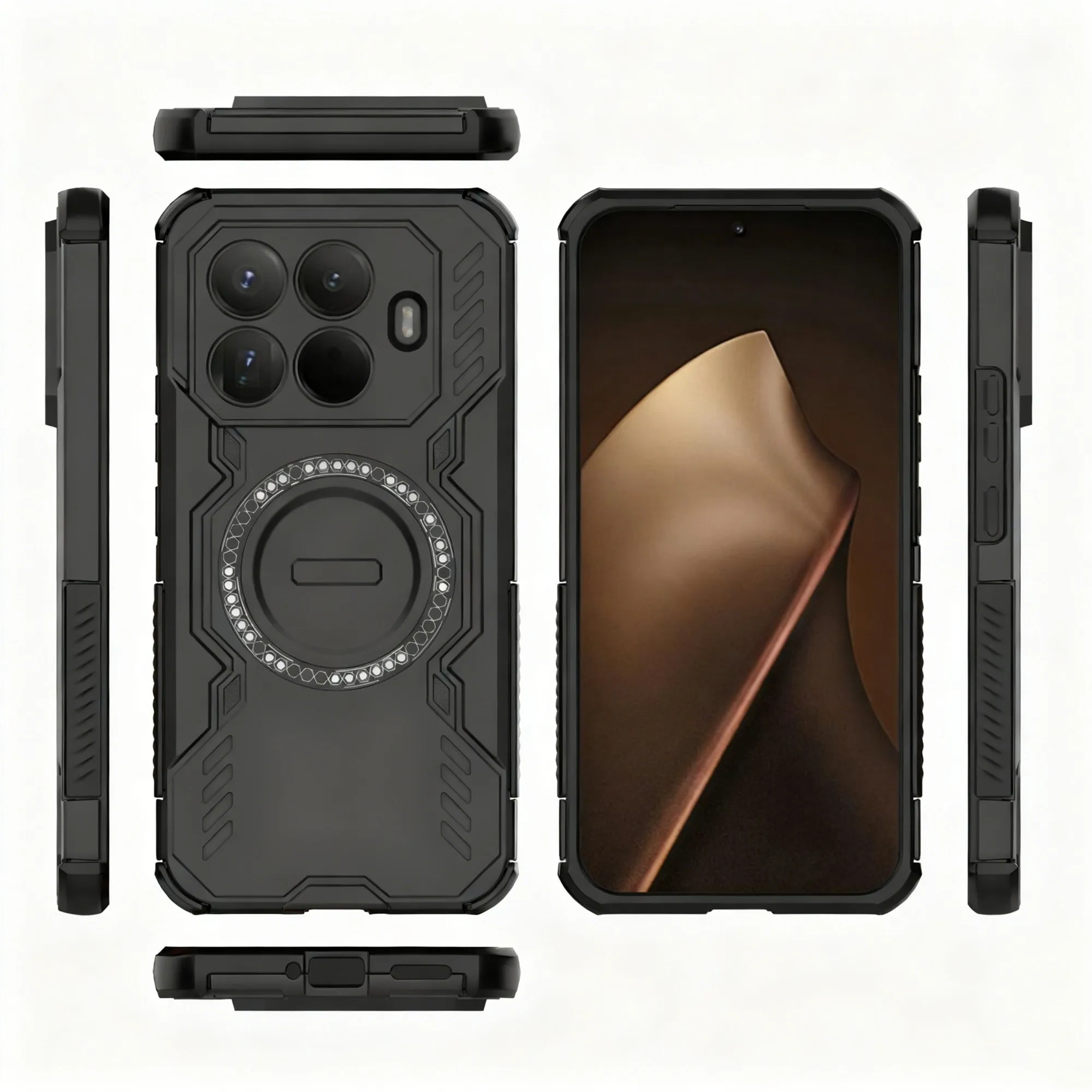 Magnetic Heat Dissipation Military-Grade Camera Lens Protection Case