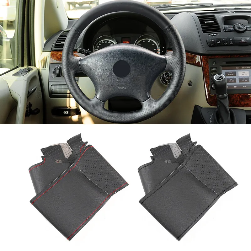 Auto Lenkrad Leder Abdeckung Für Mercedes Benz Viano W639 2003-2010 Vito 2003-2014 Sprinter 2006-2013 VW Crafter 2006-2016