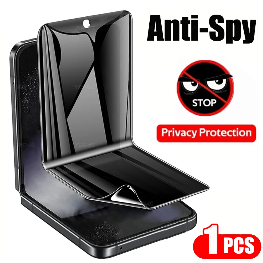 Privacy Anti-Peeping Spy Hydrogel Film Soft Screen Protector (1-2 Pack)