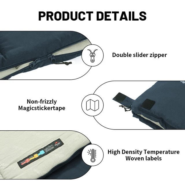 품질과 성능으로 유명한 네이처하이크의 야외 캠핑 침낭, 편안한 수면 환경 제공