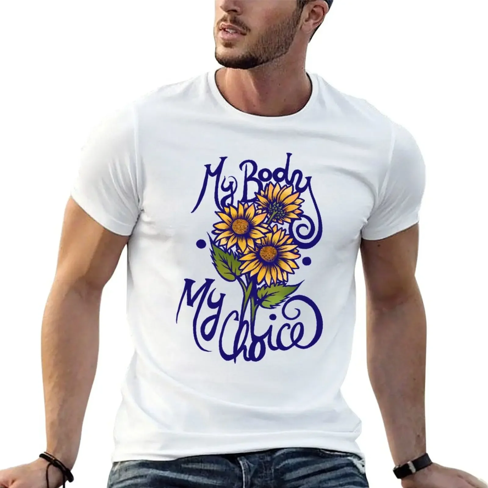 

My Body My Choice T-shirt anime clothes Aesthetic clothing designer t shirt men