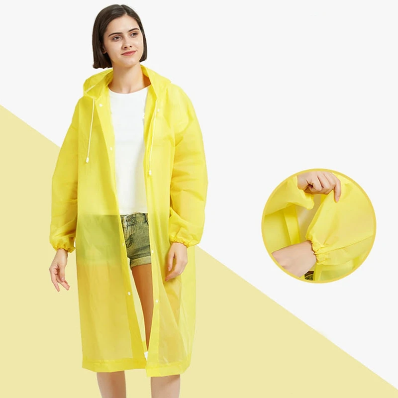Motorcycle Raincoat Motorcycle Light Knee-length Hooded Raincoat Reusable RainDay Coat Women Clear Transparent For Outdoor Camping Sports E-bike motorcycle raincoat,rain poncho,raincoat suit,bike raincoat