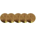 5Pcs Gold