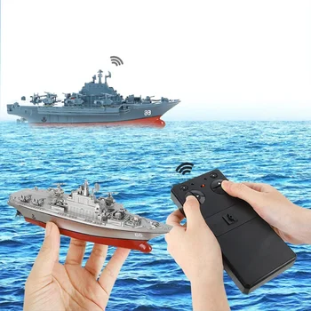 Rc Boats Toys for Kids Remote Control Ship Aircraft Carrier Frigate Speedboat 2