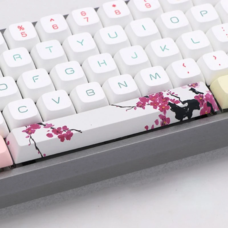 6.25u Pbt Space Bar Keyboard Keycap Dye Sublimation For Key Compatible