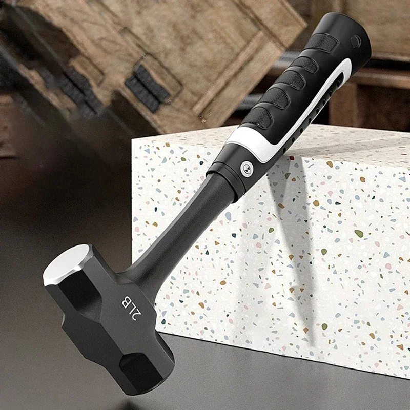 Installation hammer high carbon steel hammer head professional electrician carpentry work accessories multifunctional octagonal
