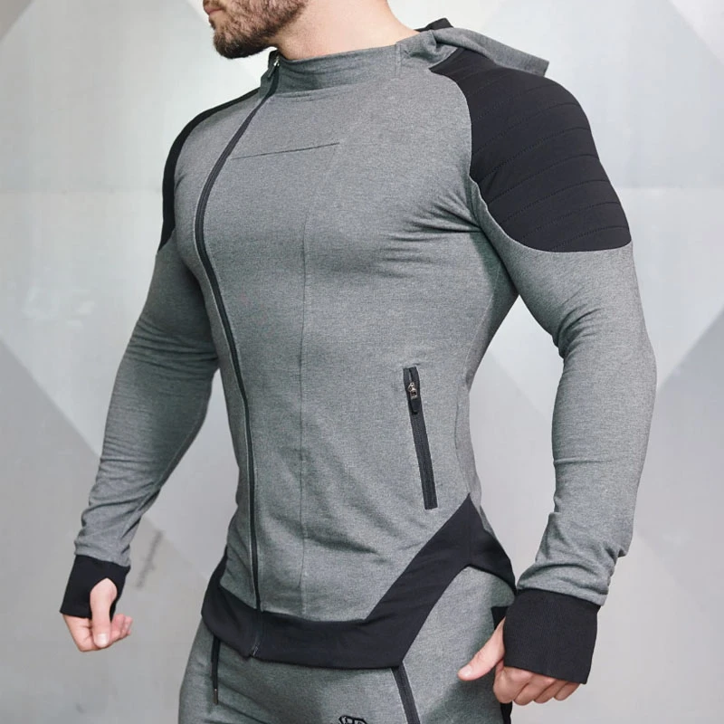 Men Hoodies Gym Sport MMA Running Training Fitness Bodybuilding Sweatshirt Outdoor Sportswear Male Hooded Jacket Tracksuit winter sweatshirt,men running tops