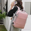 Women Travel Backpack Water Repellent Daypack Teenage Girls USB Charging Laptop Schoolbag With Luggage Strap Shoes.jpg