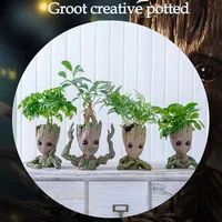 Home Decoration Groot Planter Flower Pots For Indoor Flowers Pot Tree Man Ornaments Anime Figure Statue Art Crafts Kid Men Gifts 6