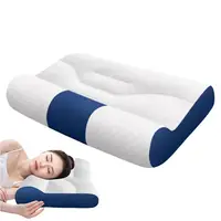 Cervical Pillow Breathable and Comfortable Ergonomic Pillow Sleep Height Adjustable Orthopedic Neck Pillow Suitable for Bedroom