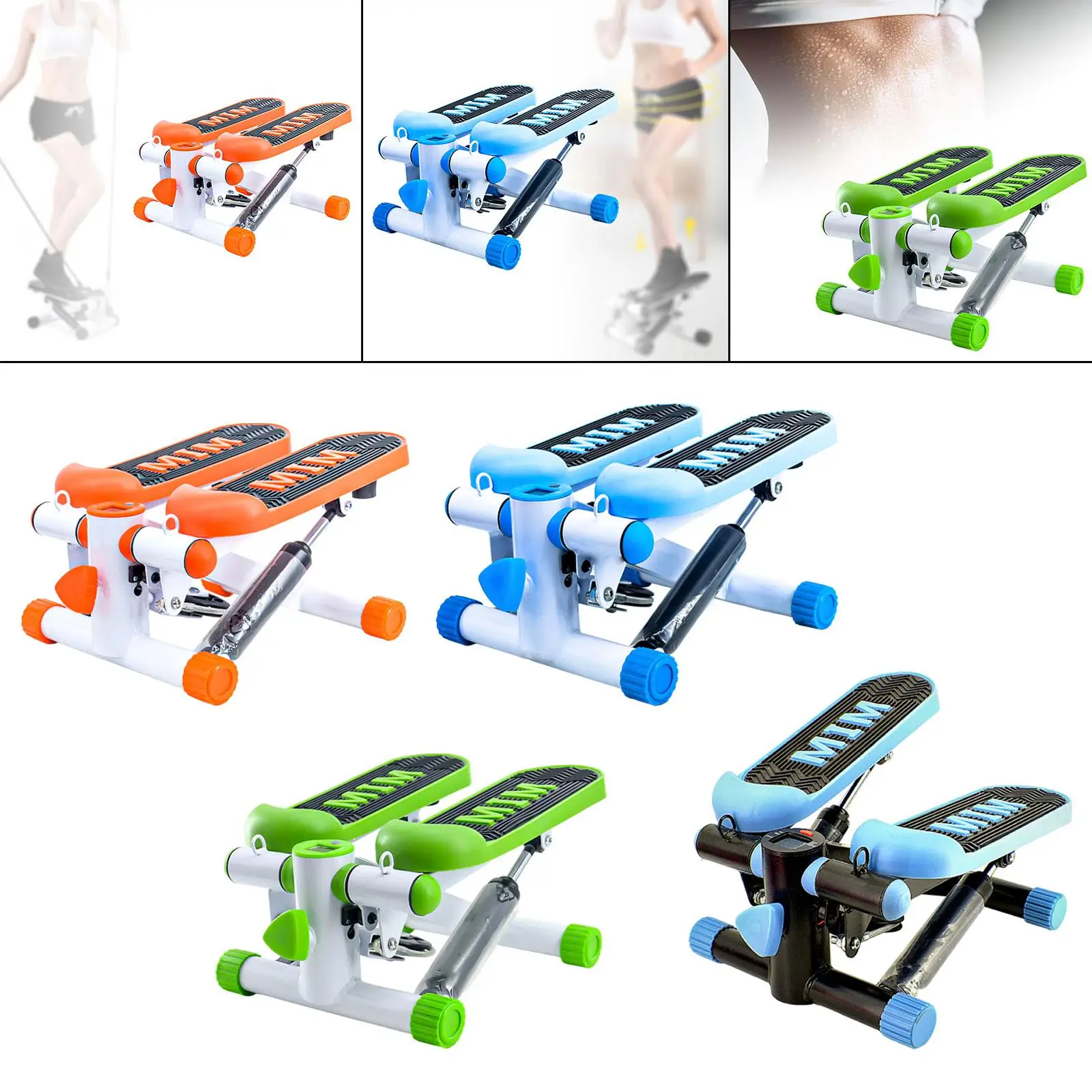 Fitness Exercise Stepping Machine Stair Steppers Exercise Compact Digital leg fitness stepper