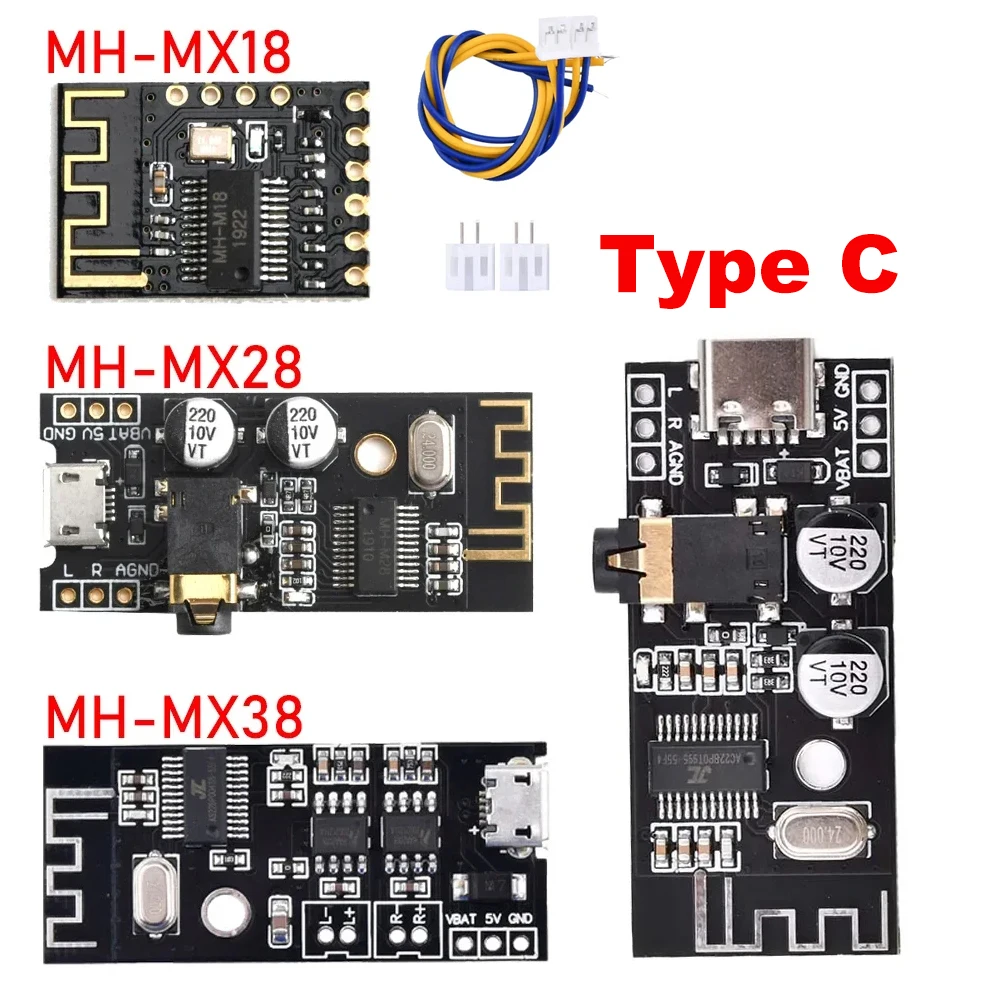 Enhanced Wireless Bluetooth Audio Module for DIY Stereo Retrofit Speakers