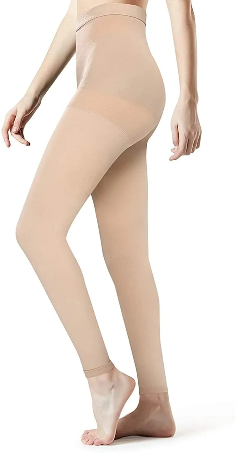

Medical Compression Pantyhose Stockings for Women Opaque Support 15-20mmHg Firm Graduated Hose Tights