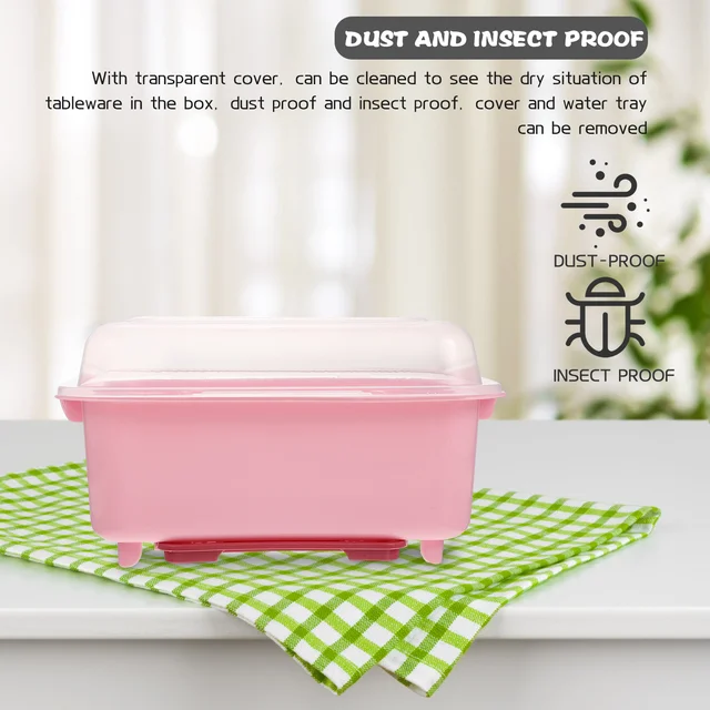 깔끔하고 위생적인 주방을 위한 플라스틱 접시 건조 랙 거치대