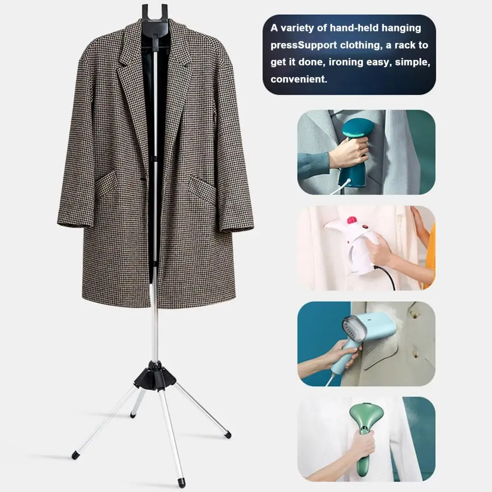 Handheld Steam Hanger Adjustable Standing Garment Steamer Rack Foldable Hanger for Clothes Ironing Handheld Clothing Steam garment steamer accessories