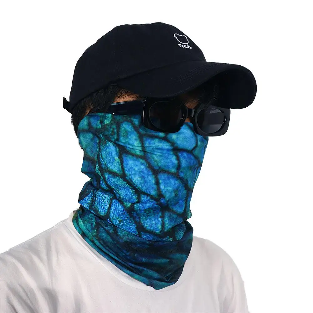 Schutz Gesichtsschutz Stirnband Kopfbedeckung Angelschlauch Männer Sturmhaube Radfahren Gesichtsmaske Maske Bandana Kopftuch Nahtloses Bandana – Detail 3