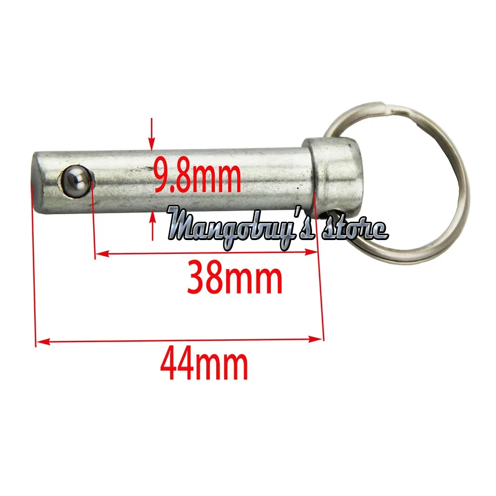 1 Piece Quick Release Push / Pull Ball Lock Pins Pin Diameter 6mm 8mm 10mm With Sprung Ball End quick release ball lock pins