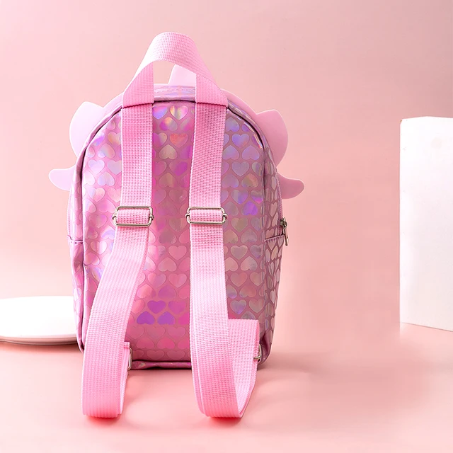 Pop Kawaii Unicorn Backpacks Kids Fidget Toys Anti Stress Shining Bags Children Stress Relif Squishy Push Bubble Squeeze Toy 5