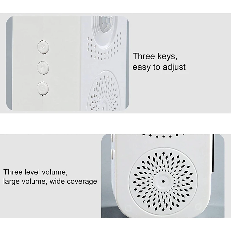 Welcome Doorbell Welcome Doorbell Infrared Motion Sensor Activated Recordable Voice for Shop Audio Player Entrance Welcome Doorbell