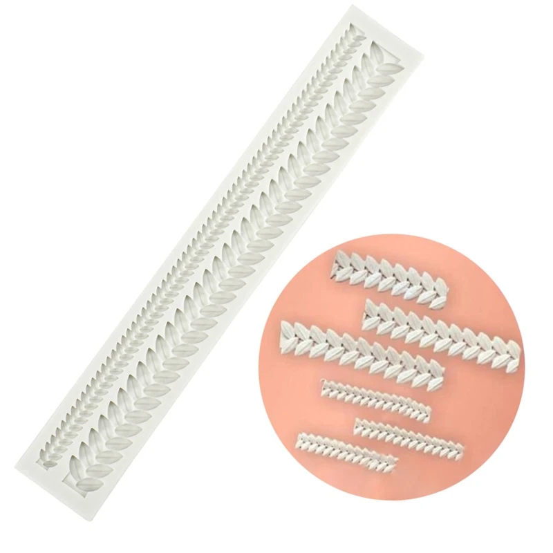 

Silicone DIY Cookie Cutters Wheat Braid Knitted Baking Tools Cake Decoration