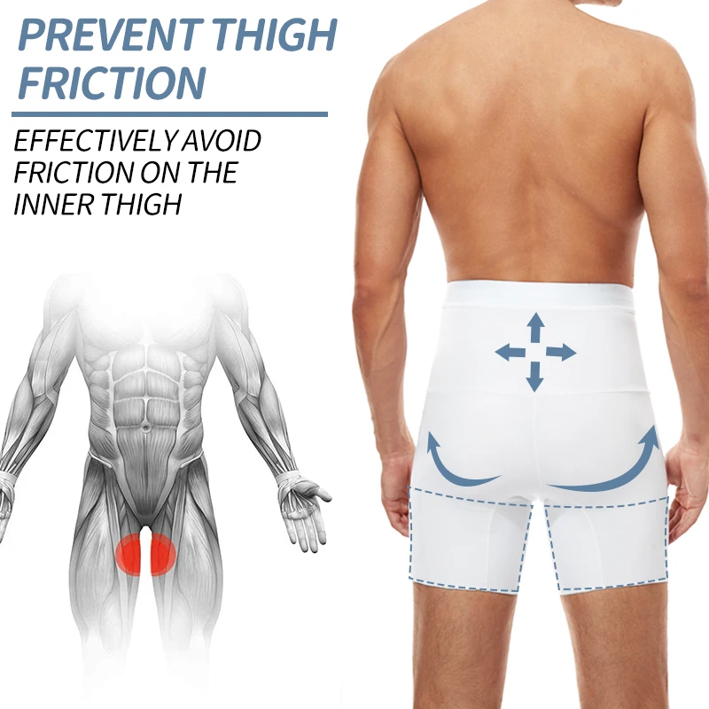 Men Body Shaper Tummy Control Compression Shorts Belly Slimming Shapewear Abdomen Reducer Panties Fitness Boxer Pants Underwear body shaper