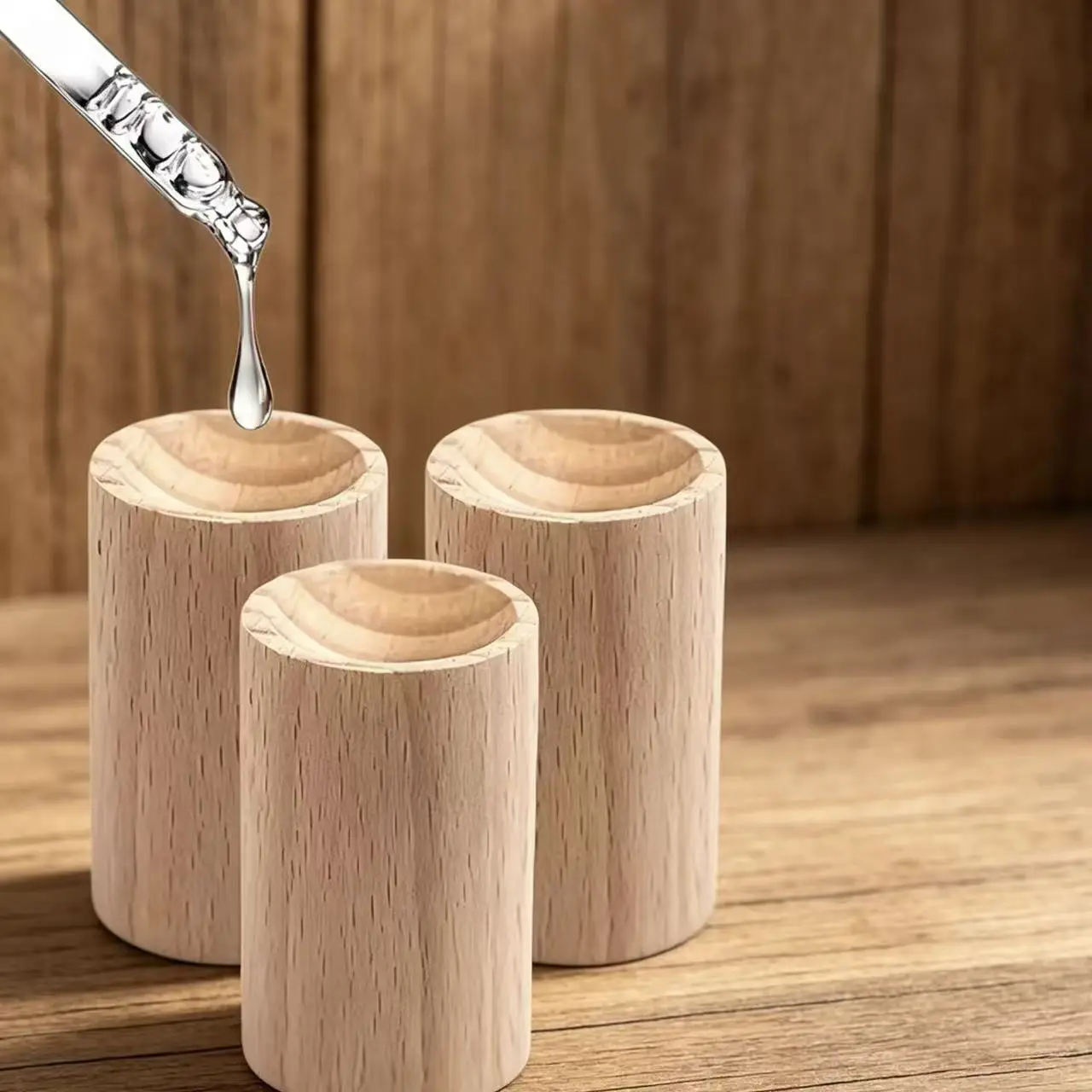 Natural Wood Aromatherapy Essential Oil Diffuser and Air Freshener