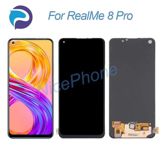 Display LCD Per Realme 8 Pro RMX3081 E Realme 8 4G RMX3085 | Schermo Sostituzione Completo Con Strumenti - Foto 8