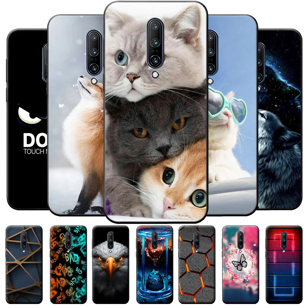 Per Oneplus 7 Cover Posteriore Morbida In Silicone Fantasia Per Oneplus 7 Pro 7T Custodia Per Telefono Per Oneplus 7T Pro Cover Protect Fundas