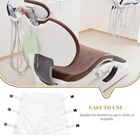 1Pc Dental Chair Cover Premium Material Foot Pad For Clinic Hospital Elastic Bands Clip On Sofa Protector Mat Home 2