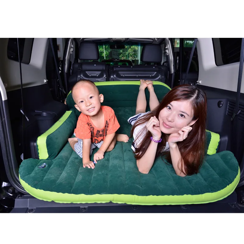 Car Folding Travel Mattress SUV Rear Seat Mattress Trunk Vehicle-Mounted Inflatable Bed Car Floatation Bed Inflatable Mattress