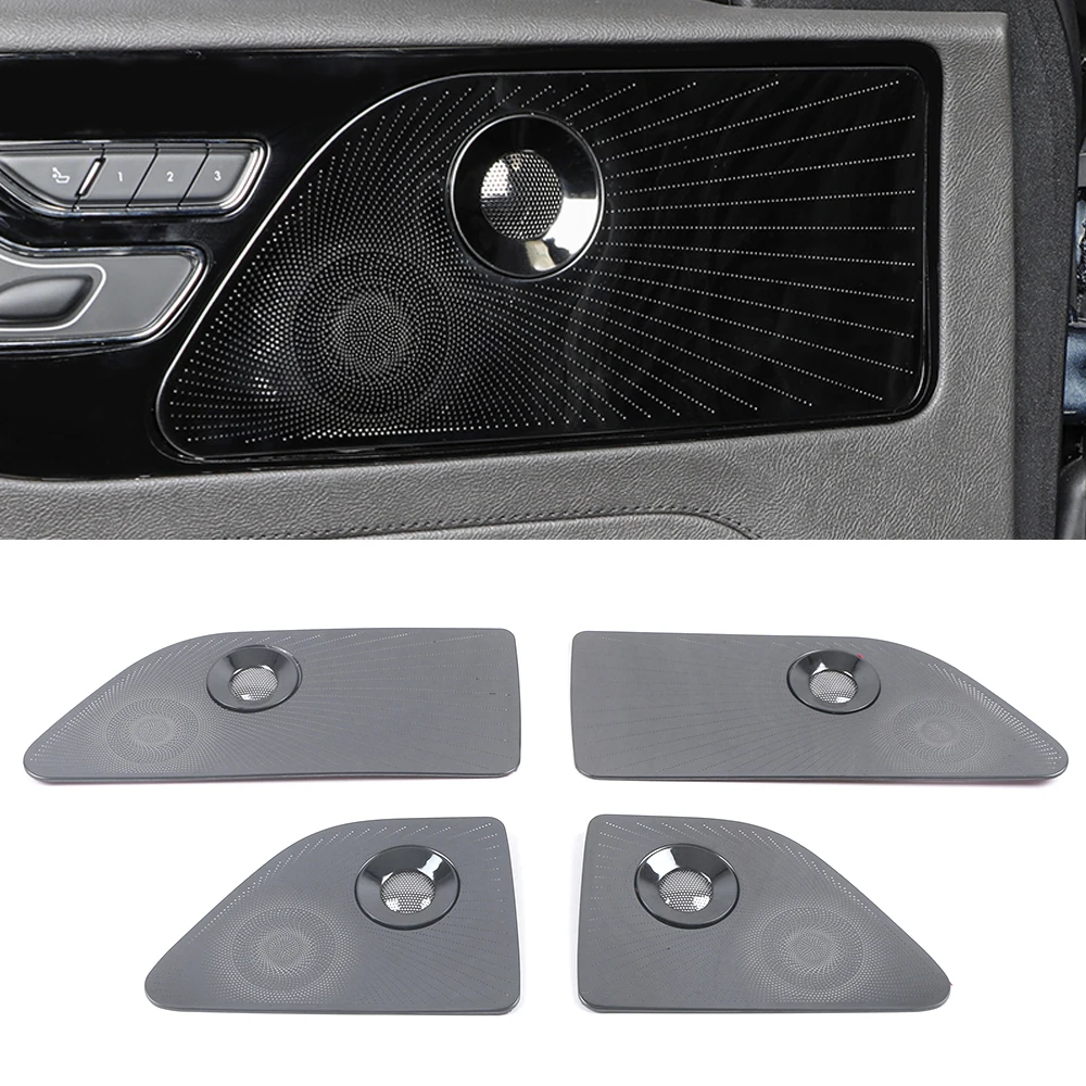 

Чехол для автомобильного динамика Lincoln Aviator U611 2020-2021, нержавеющая дверь, громкоговоритель, звуковая наклейка, аксессуары для интерьера