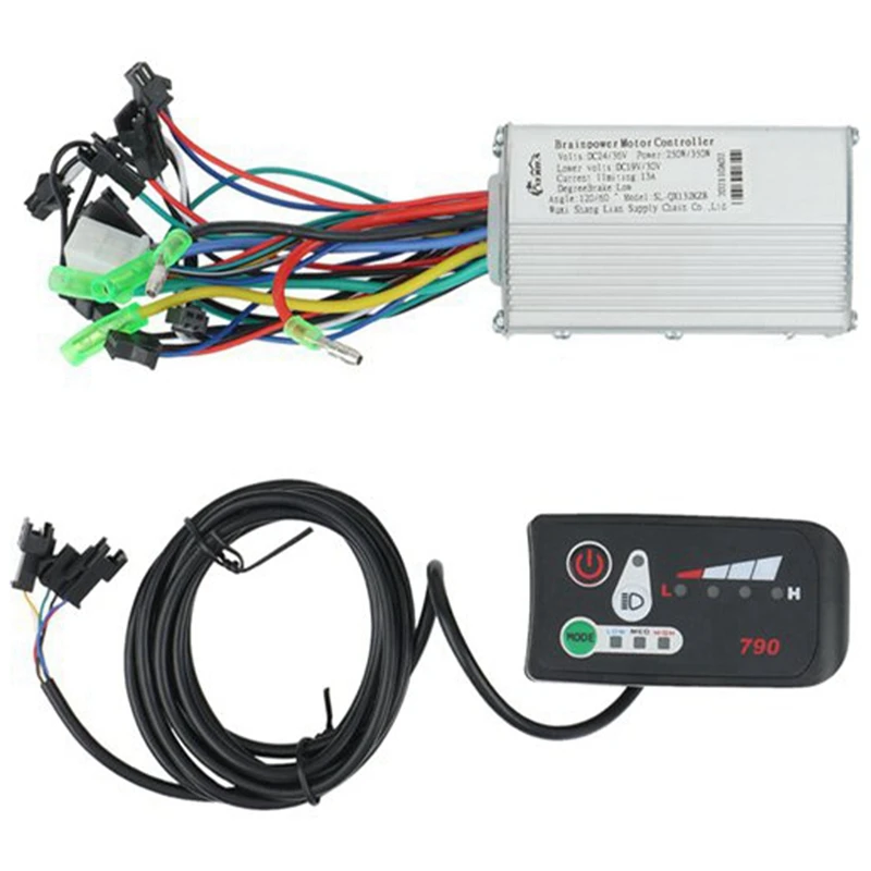 

NERIES 250W/350W Electric Bike Brushless Motor Controller With 790 LED Display Panel&Speed Switch E-Bike Kit ,36V