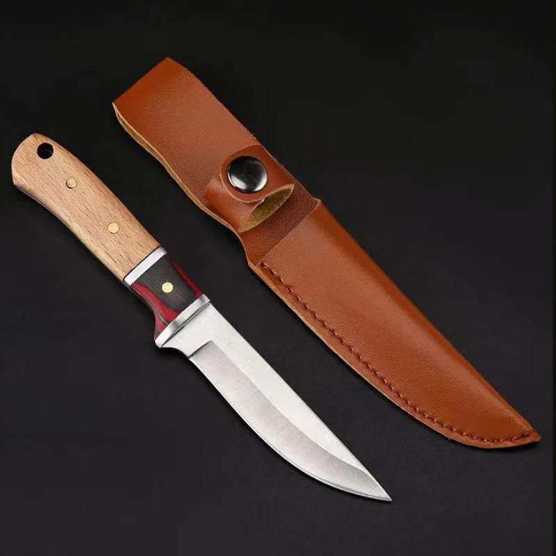 6.30'' Fixed Blade Knife Selfdefense Outdoor Survival Tactical Hunting