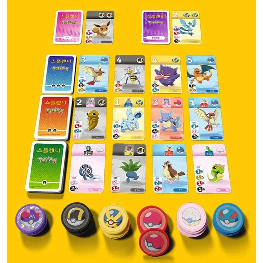 Board Game Board Game Toy Pokemon Edition Splendor Duel Board Game For Kids and Adults Fun Family Game Night Entertainment Party Family Collection