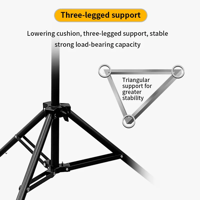 Gepege 160cm Live Broadcast Tripod Landing Type Camera Selfie Video Light Frame Metal Holder Phone Tripod Stand YouTube Premium