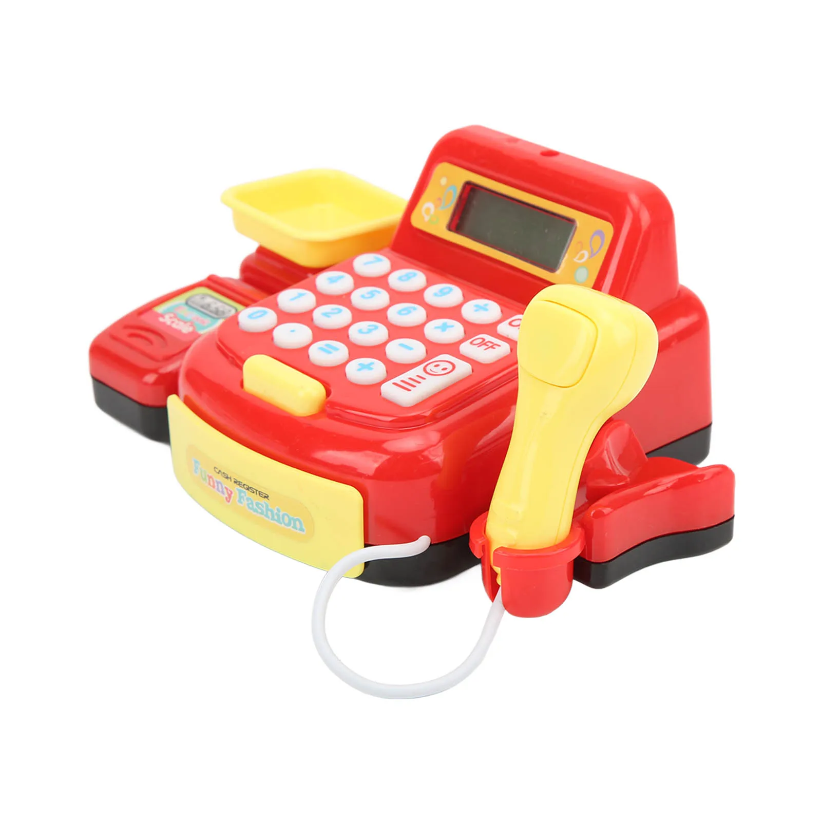 Children Mini Cash Register Toy Cash Register Simulation Coin Set for Over 3 Year Old Kids Birthday Gift