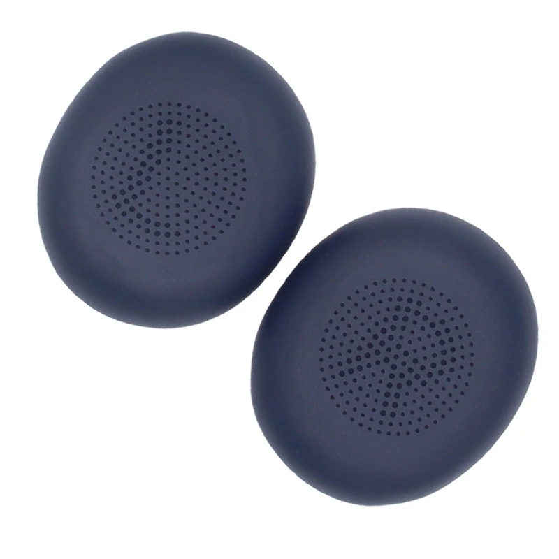 1 Pair Earpads Replace Protein Leather Earpads Ear Cushion Sponge Earmuffs for JABRA Elite 45h/Evolve 2 65