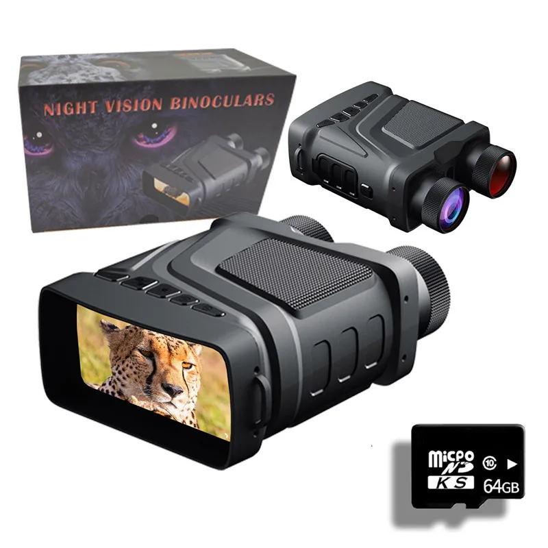 Standard ajouter 32G - Binoculaire 1080P, dispositif de Vision nocturne ...