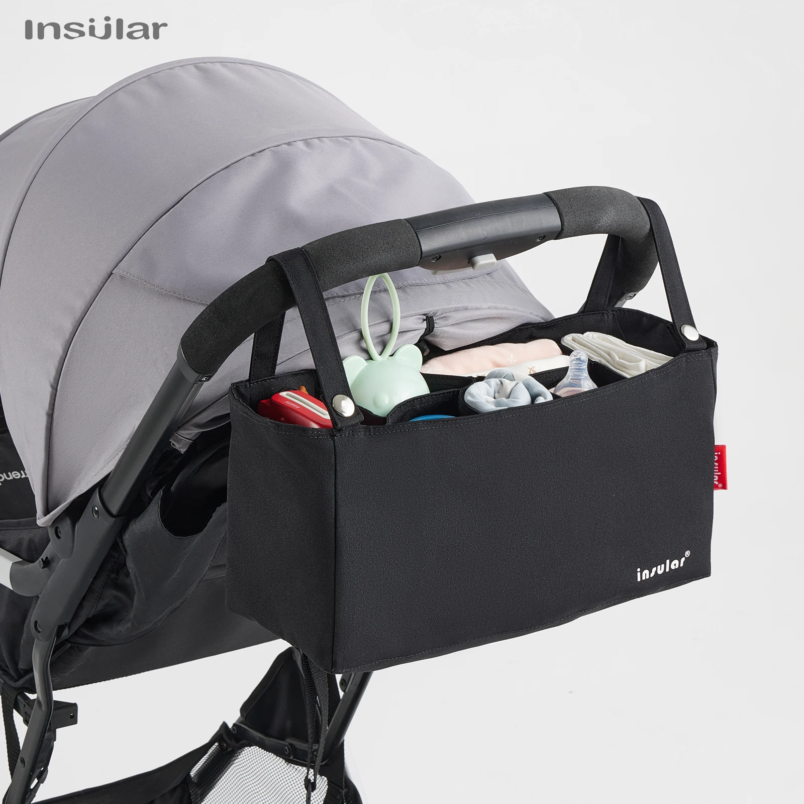 

New Multifunctional Waterproof Baby Diaper Bag Bottle Thermal Insulation Mommy Stroller Nappy for Pram Organizer Handbags