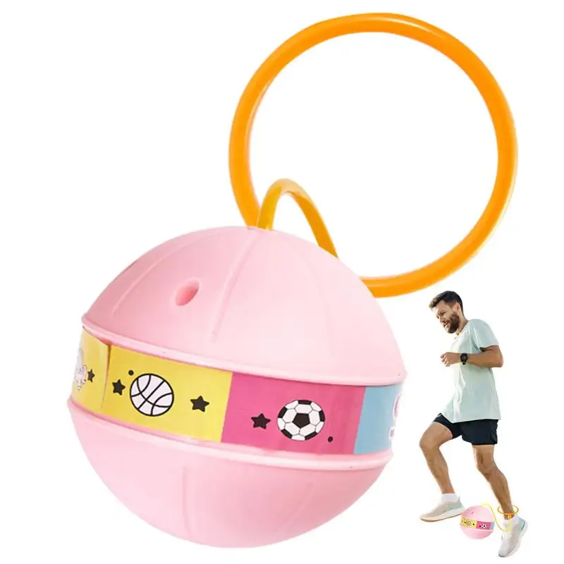 Skip Ball Ankle Toy Bouncy Ball Jump Rope Kids Exercise Skipping Toy Sports Swing Safe Colorful Fun Ankle Jump Rope