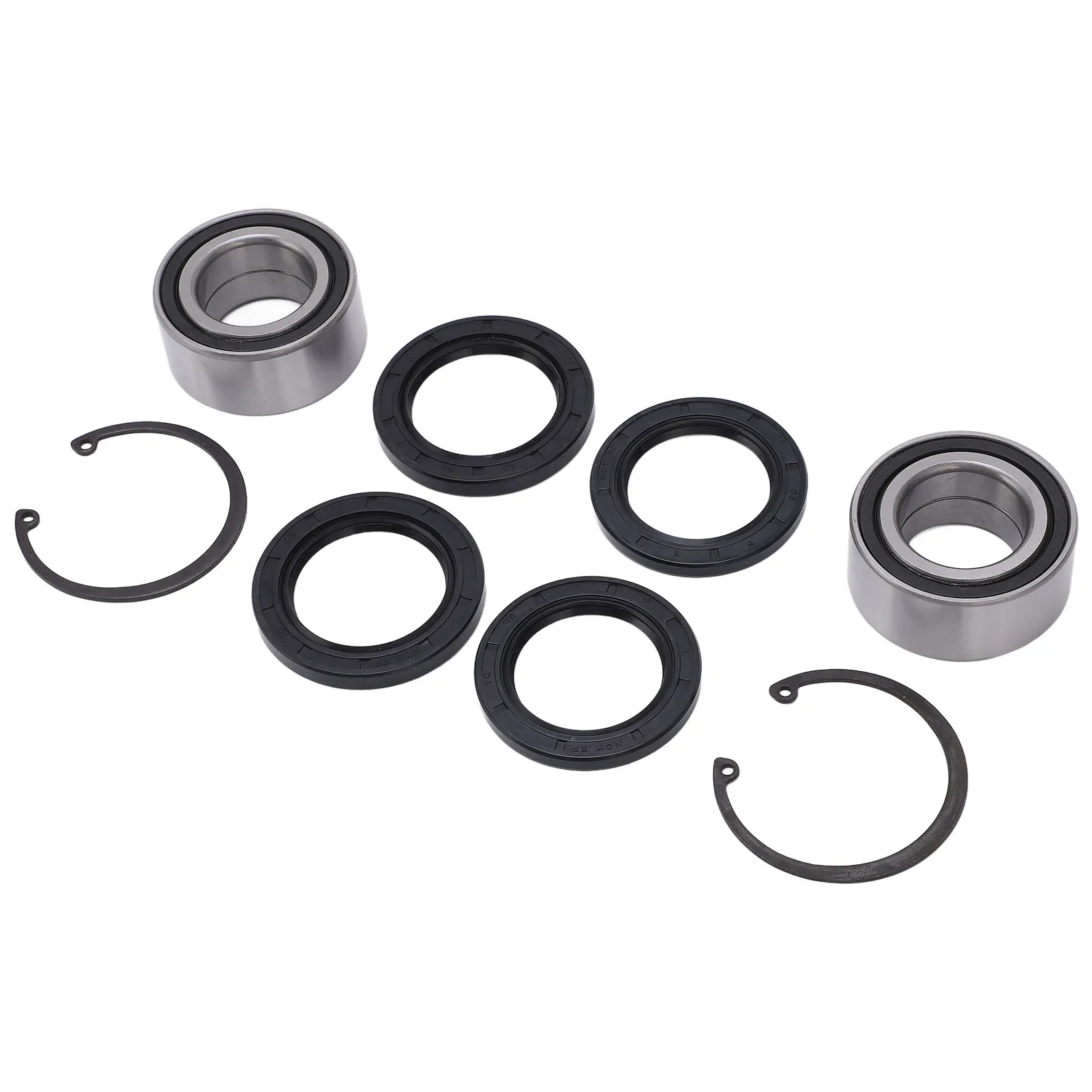 Wheel Bearing Set Steel Wheel Bearing 91051 HA7 651 Sturdy Easy Installation High Strength Rubber Durable with Circlips for ATV